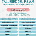 TALLERES PEAM (Historia de Instagram)