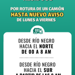 Residuos camion roto