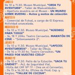 Cronograma vacaciones invierno primera semana