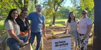 Compostaje y huertas en el Hogar “Santa Ana” y en el “Chalecito Verde”