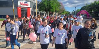 “Movimiento Rosa”, una caminata solidaria por la prevención del cáncer de mama